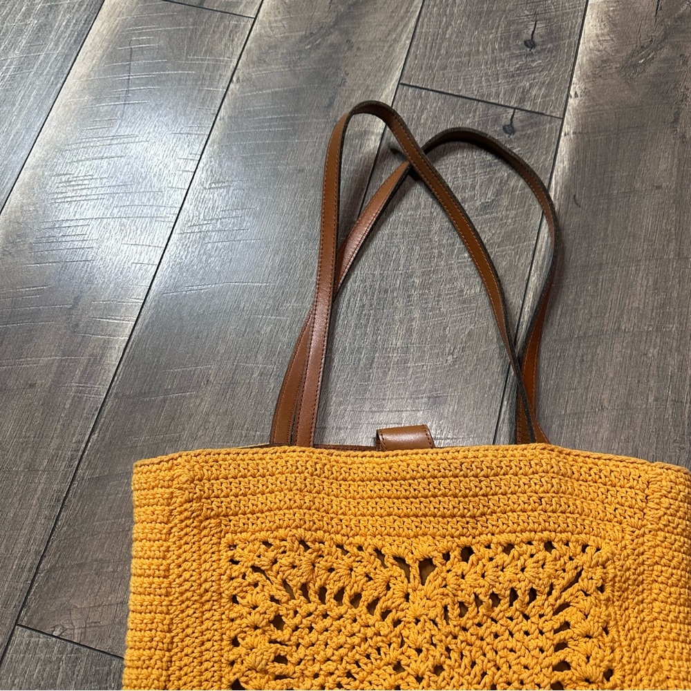 Patricia Nash Naomi Crochet Butterfly Tote Bag - Picture 3 of 9